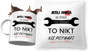 Kinga párna ajándék bögre szett fényképes nyomtatással