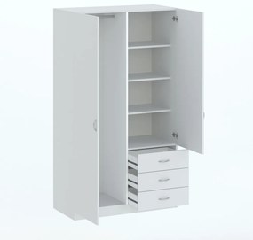 Riava gardróbszekrény 97cm F 2D3S Fehér