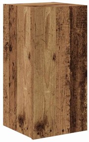 TV szekrény garnitúra 10 pcs Régi fa 30.5 x 30 x 90 cm Faanyag