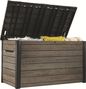 Keter kerti tárolódoboz Deco 870 l, világosbarna