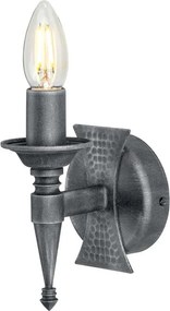 Elstead Lighting SAXON SAX1-BLK-SIL Fali lámpa 1x60W/E14