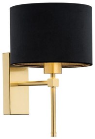 Argon 8050 - Fali lámpa ABBANO 1xE27/15W/230V sárgaréz/fekete