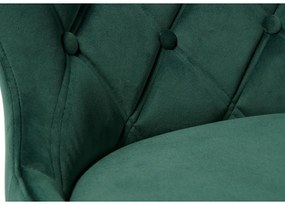 Zöld bársony étkezőszék Granby – Unique Furniture