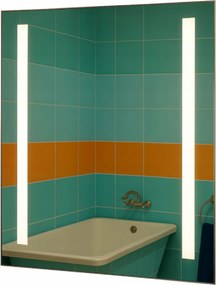 Tükör 80x100 cm Led fény Virgo Nagy Téglalap alakú Függő