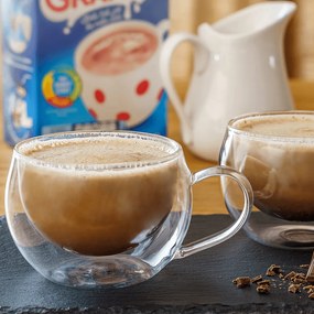 Thermo cappuccino pohár csésze, 2db, 280ml, HOTCOOL TYP 1