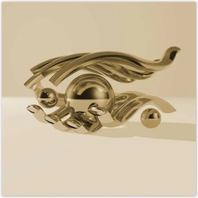 Poszterek 100x100 Tejeskávé golyók