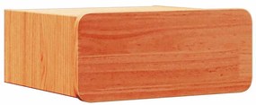 Éjjeli asztal 2 pcs Viaszbarna 39 x 34 x 16.5 cm Tömör fenyőfa