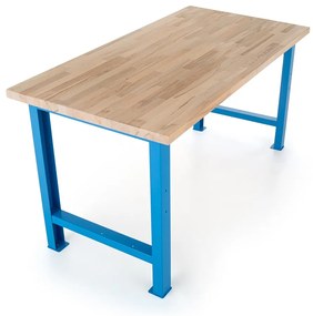 Műhelyasztal Basic, 150 x 80 cm, kék - ral 5012