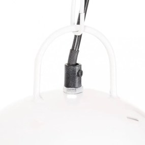 kerek fehér ipari függőlámpa 25 W 42 cm E27