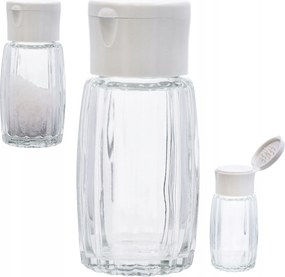 Sótartály só bors 50ml adagoló fedéllel fűszertartó