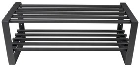 Fekete fém cipőtartó Rumo – Spinder Design