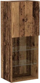 vidaXL TV szekrény garnitúra Öreg fa 40,5 x 30 x 102 cm Faanyag
