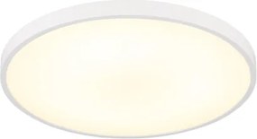 Globo 41566-15W Mennyezeti lámpa, matt fehér műanyag, felfelé is világít "háttérvilágítás", ø: 230mm, M: 35.5mm, tartozék: LED 15W 230V, 1300lm forrás, 650lm kimenet, 4000K