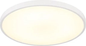 Globo 41566-15W Mennyezeti lámpa, matt fehér műanyag, felfelé is világít "háttérvilágítás", ø: 230mm, M: 35.5mm, tartozék: LED 15W 230V, 1300lm forrás, 650lm kimenet, 4000K