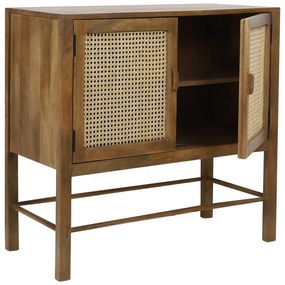 Barna mangófa komód 88x84 cm Nipas – Light &amp; Living