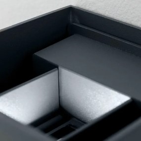 Orion AL 11-1192 - CUBE 2xLED/3W/230V IP54 kültéri fali lámpa, antracit