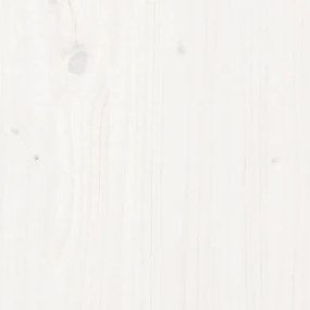 Fehér Tömör Fenyőfa Kerti Tárolóláda 108X42,5X54 Cm