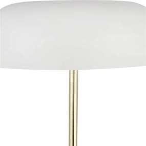 Searchlight EU60707WH - Asztali lámpa HANOVER 2xE14/7W/230V fehér/arany