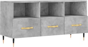 vidaXL betonszürke szerelt fa TV-szekrény 102 x 36 x 50 cm