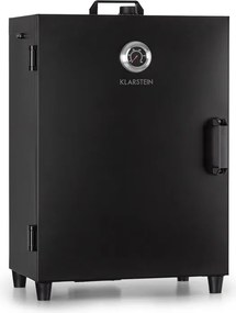 Klarstein Flinstone, füstölő, füstölő kemence, 1600 W, hőmérő, rozsdamentes acél, fekete