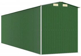 zöld horganyzott acél kerti fészer 192x689x223 cm