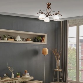 Brilagi - LED Felületre szerelhető csillár ANTICO 3xE27/60W/230V bronz patina