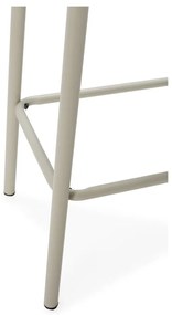 Krémszínű bárszék szett 2 db-os (ülésmagasság 65 cm) Abba – Marckeric