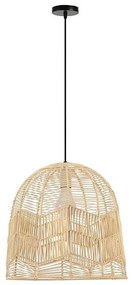 Immax 08263L - Csillár zsinóron PELO 1xE27/40W/230V átm. 50 cm rattan