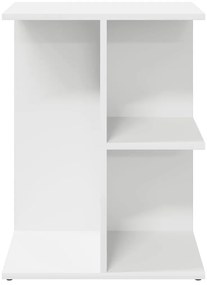 Éjjeliszekrények 2 db fehér 46,5x29x61 cm gépelt fa