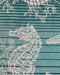 ISCHIA Strandtörölköző türkiz 165x90cm