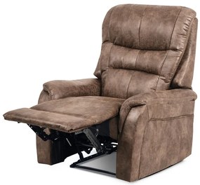 Kávébarna Vintage Szövet Fekvőfotel. TV-5053 COF3