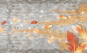 Fotótapéta Tollak absztrakt könnyű vinil modern stílus 368x254 +ragasztó