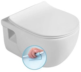 Sanovit BRILLA - fali WC - rimless - perem nĂ©lkĂŒli