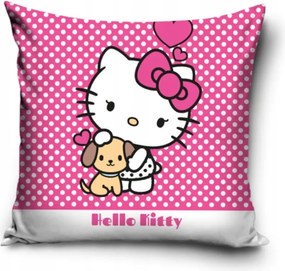 Hello Kitty Puppy párnahuzat 40x40 cm