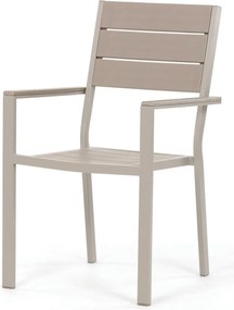 Kerti bútor garnitúra 156x78x74 cm, polywood, bézs, AZS-B1656 CRM