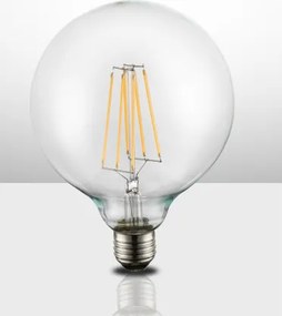 Globo 10586 Fényforrás LED átlátszó, GLOBE LED Filament, Ø:125, H:175, tartozék: 1xE27 LED 8.5W 230V, 1000lm, 3000K