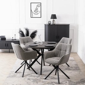 Forgó Étkezőszék Szürke Színben. PEONY