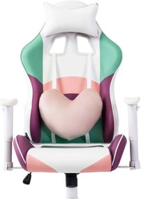 Irodai Forgószék Többszínű Eco-bőr Kárpittal. CANDY