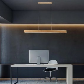 LED Csillár zsinóron LED/12W/230V 4000K barna