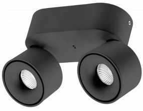 Lámpa Mennyezeti BIANCO 16W, 680lm, AC220-240V,50/60 Hz,Ra≥80,IP20,36°, CCT 2700/3300/4000K, kör, fekete