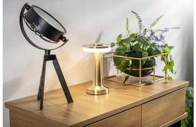 Lámpa Asztali Monum, 3W, 200lm, DC 5V, 1A,3000 K, 3 fokozatú fényerő, akkumulátor 1800 mAh, arany