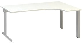 ProOffice C ergonomikus asztal 180 x 120 cm, jobb, fehér