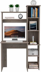 Polcos íróasztal 98,5x45,3x162,5cm fehér FUR1232-2