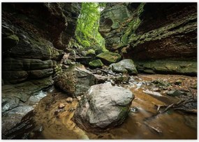 Poszterek 100x70 Sziklák Folyó Hegyek