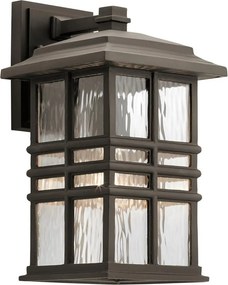 ELSTEAD KLBEACONSQUAREMOZ BEACON SQUARE Klasszikus Kültéri Fali Lámpa Eves Bronz E27 IP44