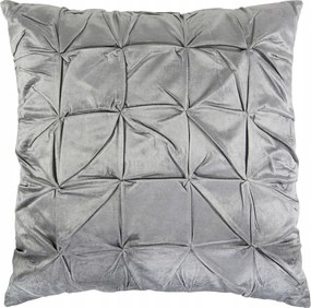 Bársony párnahuzat szürke 60x60cm