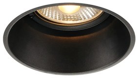 Süllyesztett lámpa, billenthető, fekete, GU10, SLV Horn-T 113170