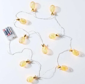 MIAMI égősor 10 égővel USB kábellel, ananászok