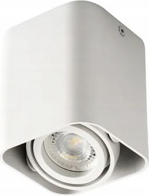 Mennyezeti lámpatest Falra szerelhető Mozgatható Spot kocka Toleo Négyzet alakú Fehér Kanlux