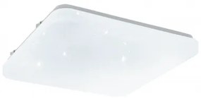 LED lámpatest , mennyezeti/fali , négyzet , kristály hatású , 11.5W , természetes fehér , EGLO , FRANIA-S , 33607